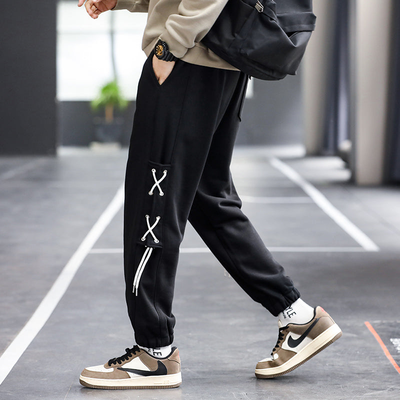 Pantalones deportivos con lazo cruzado Dylan