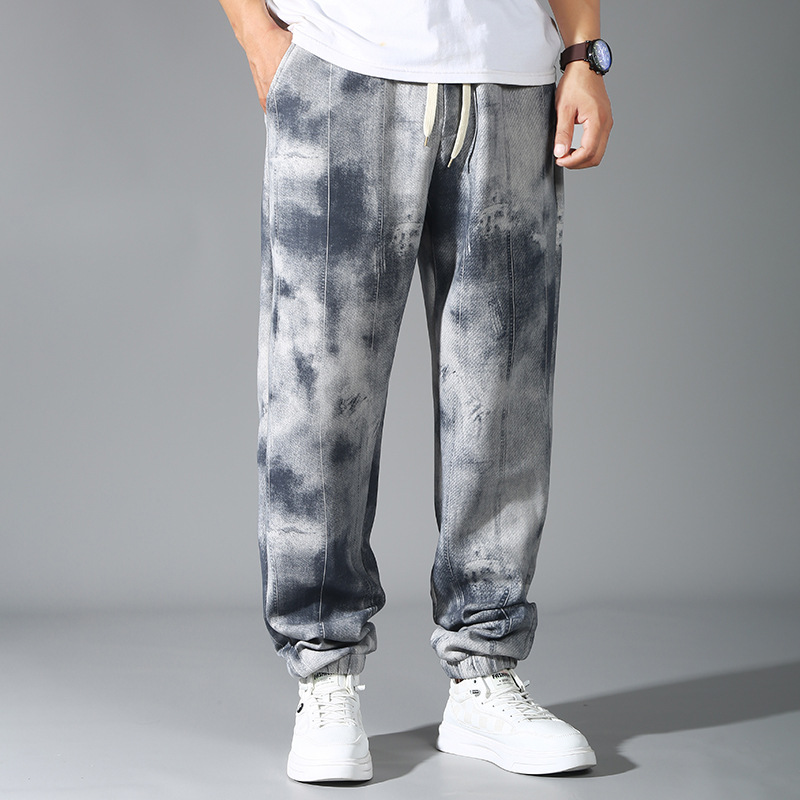 Pantalones deportivos Valentin con lavado sucio