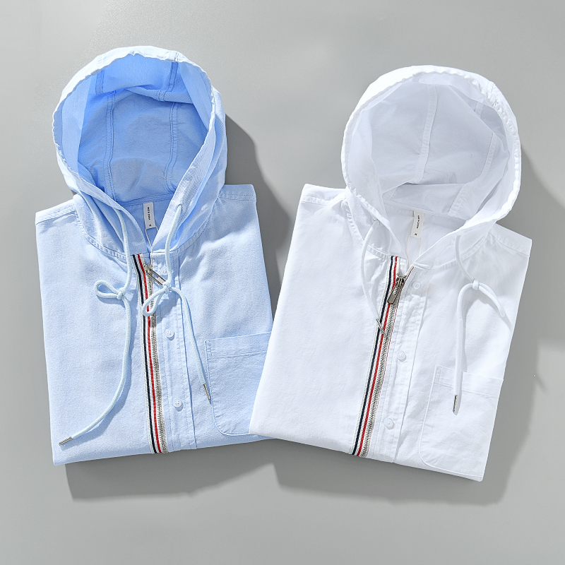 Camisa con capucha de lino Chelsea