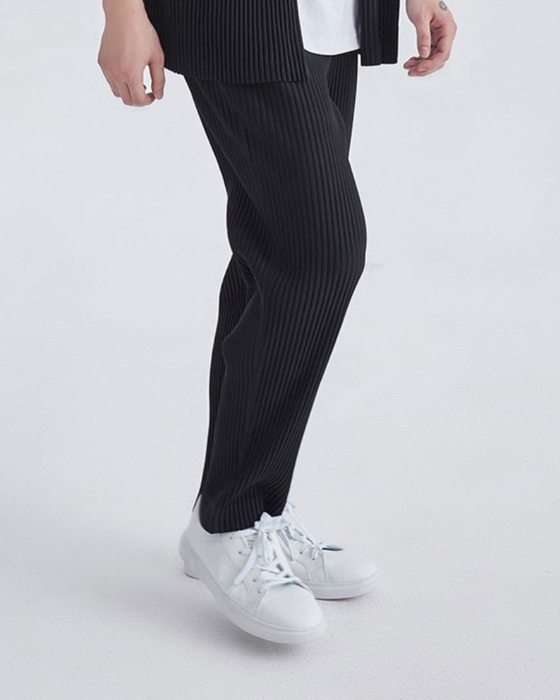 Ribbed Cotton Trousers