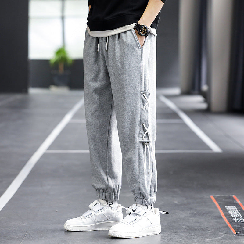 Pantalones deportivos con lazo cruzado Dylan