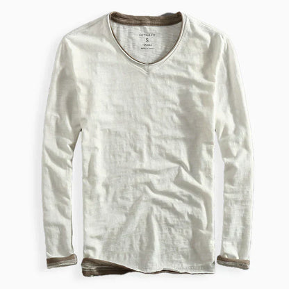 Camisa de manga larga de algodón Haru