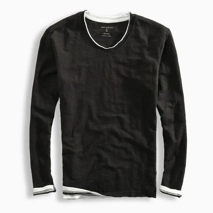 Camisa de manga larga de algodón Haru