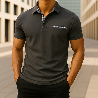Polo Hudson de cuadros vichy