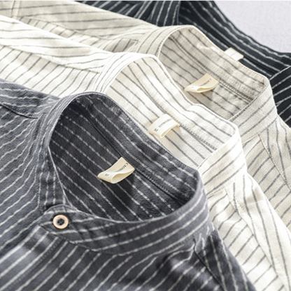 Camisa de raya diplomática de Lee Harper