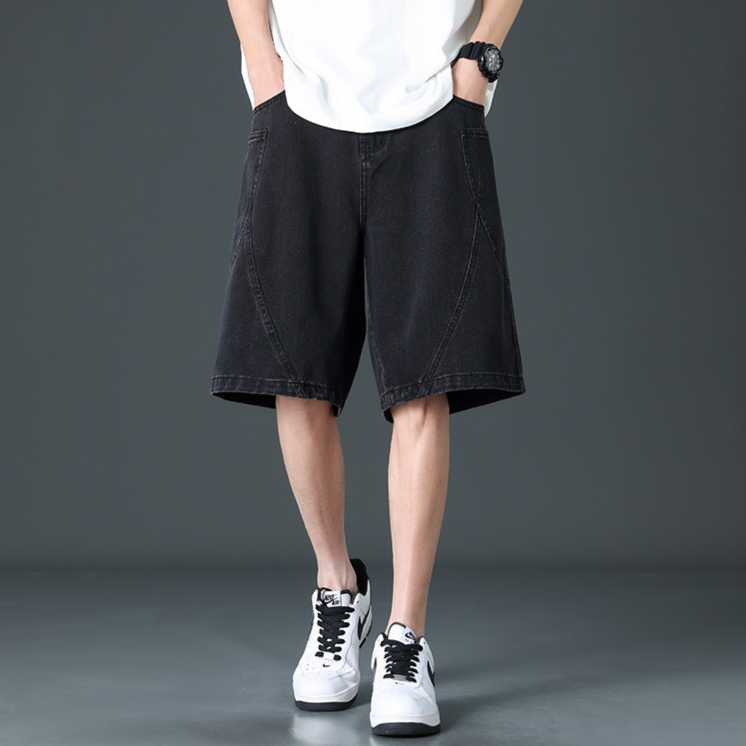 Shorts vaqueros de pierna ancha Delano