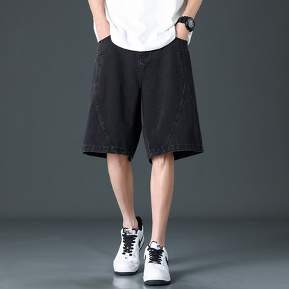 Shorts vaqueros de pierna ancha Delano