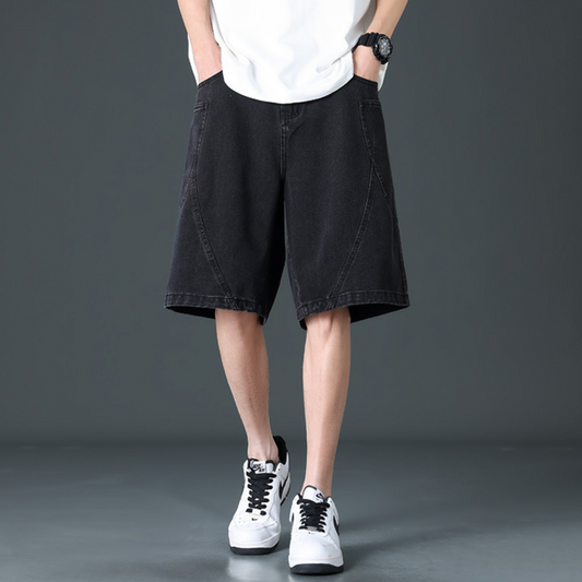 Shorts vaqueros de pierna ancha Delano
