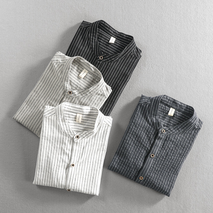Camisa de raya diplomática de Lee Harper