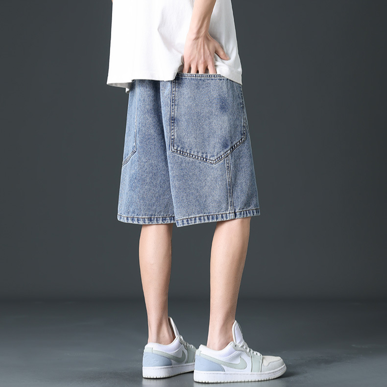 Shorts vaqueros de pierna ancha Delano