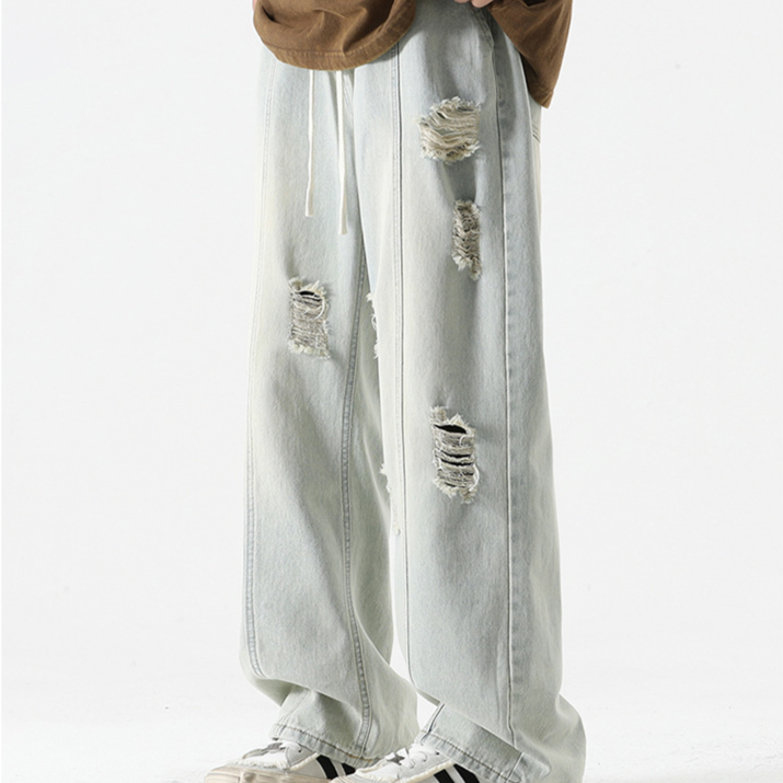 Pantalones deportivos de mezclilla desgastada Nexus