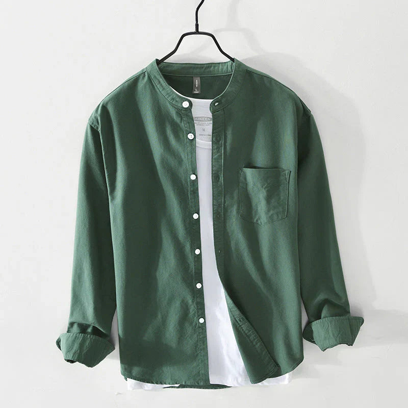 Camisa de cuello minimalista Preston