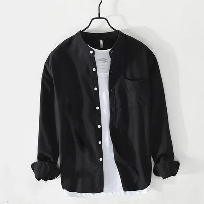 Camisa de cuello minimalista Preston
