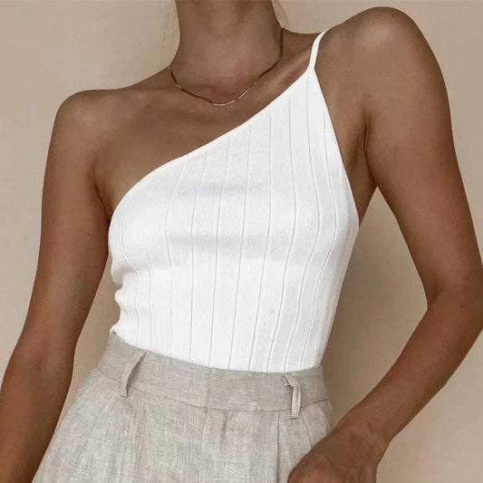 Blusa Um Ombro Chic