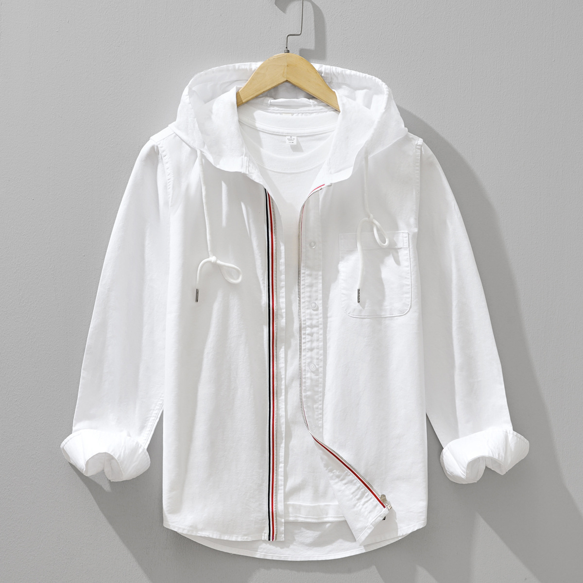 Camisa con capucha de lino Chelsea