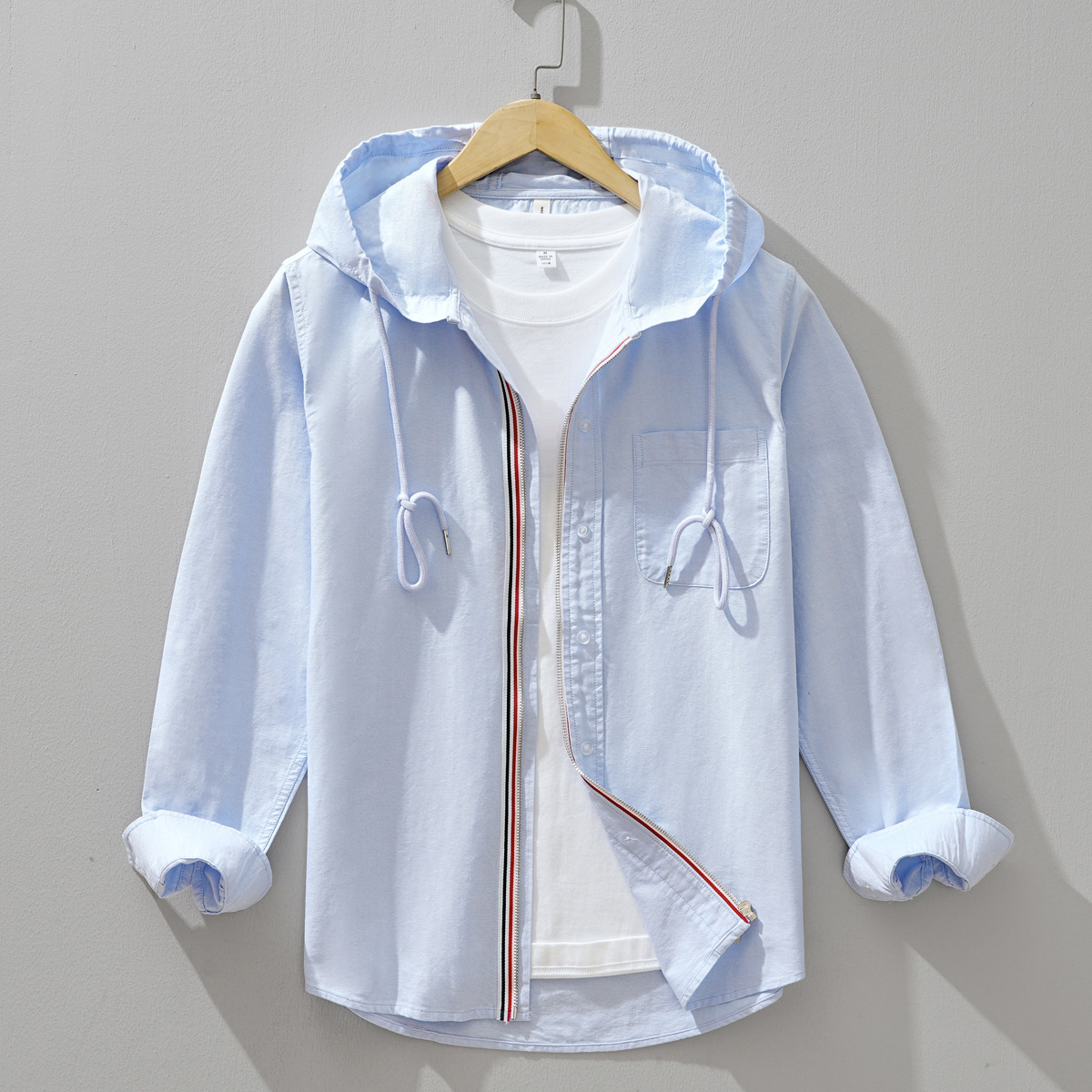 Camisa con capucha de lino Chelsea