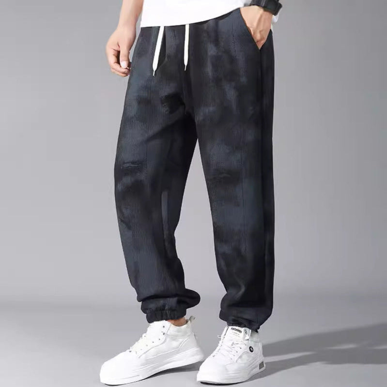 Pantalones deportivos Valentin con lavado sucio