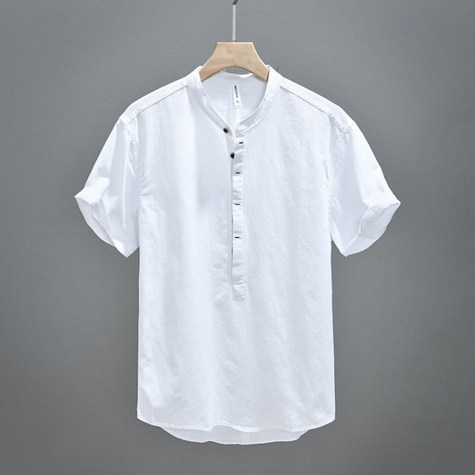 Camiseta ligera Henley de Bastien