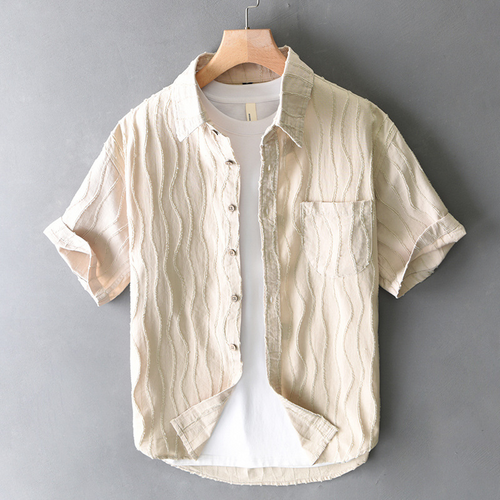 Camisa texturizada de Pierre Laurent