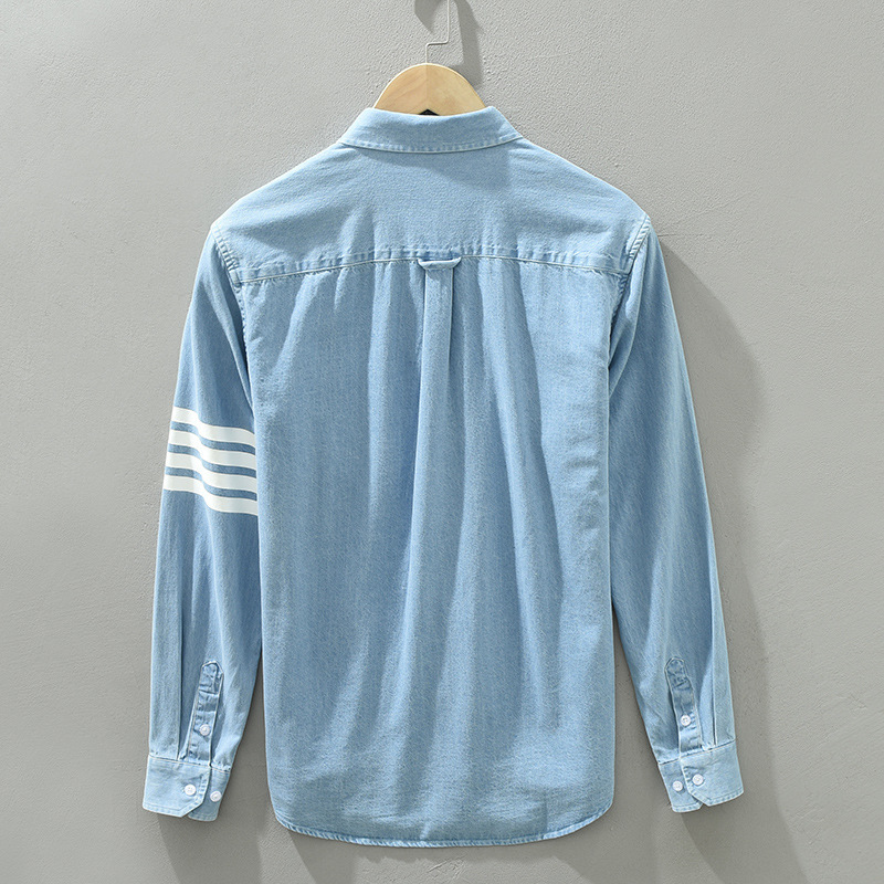 Camisa vaquera universitaria