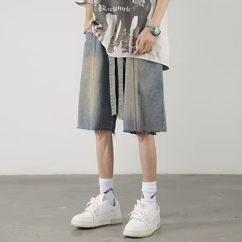 Pantalones cortos vaqueros con flecos de Sonic