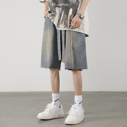 Pantalones cortos vaqueros con flecos de Sonic