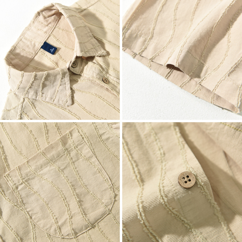 Camisa texturizada de Pierre Laurent