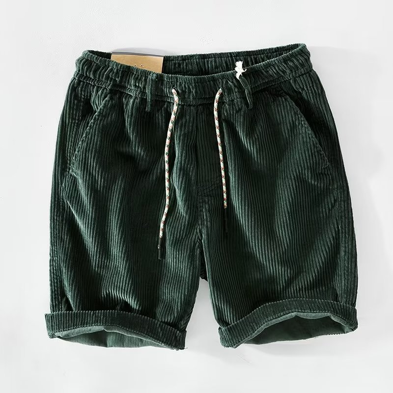 Pantalones cortos de pana relajados Luca