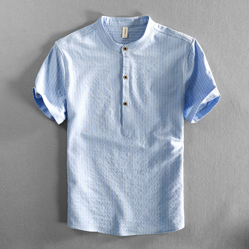 Camisa de raya diplomática de Lee Harper