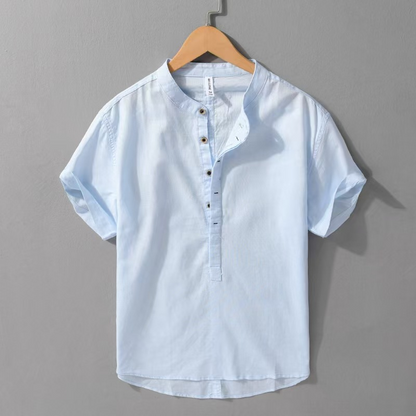 Camiseta ligera Henley de Bastien
