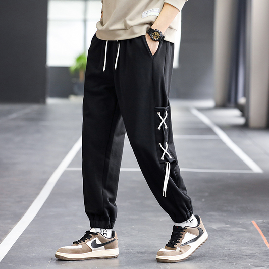 Pantalones deportivos con lazo cruzado Dylan