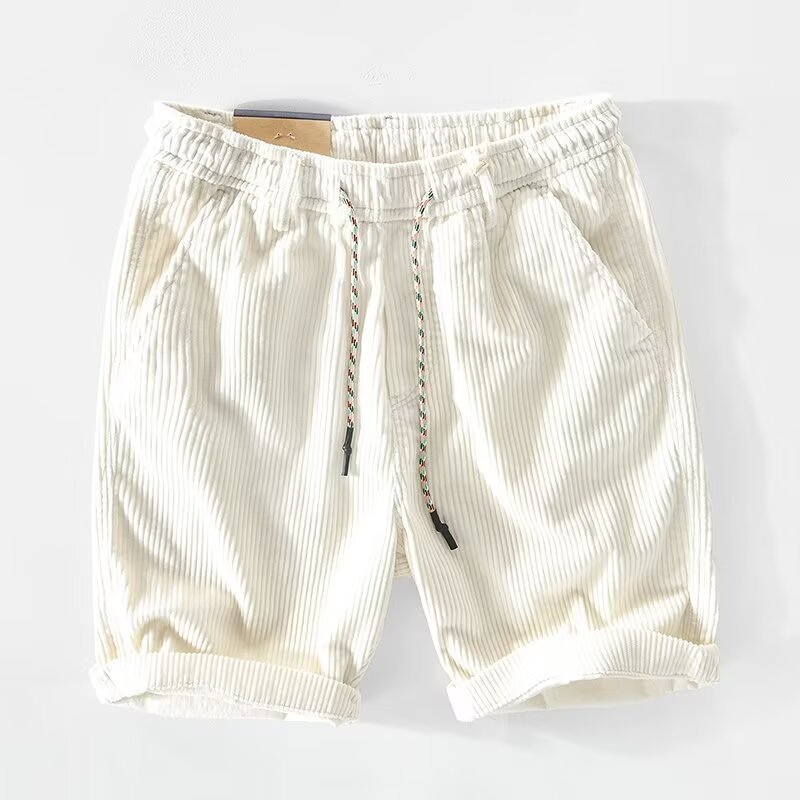 Pantalones cortos de pana relajados Luca
