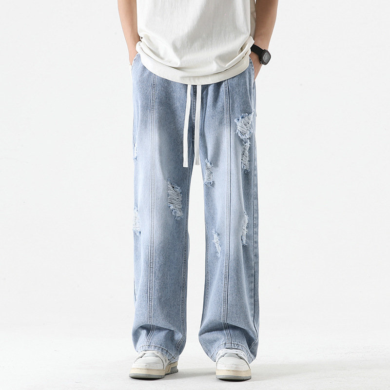 Pantalones deportivos de mezclilla desgastada Nexus