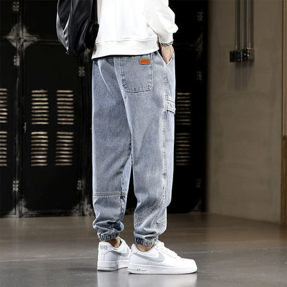 Pantalones deportivos urbanos de mezclilla