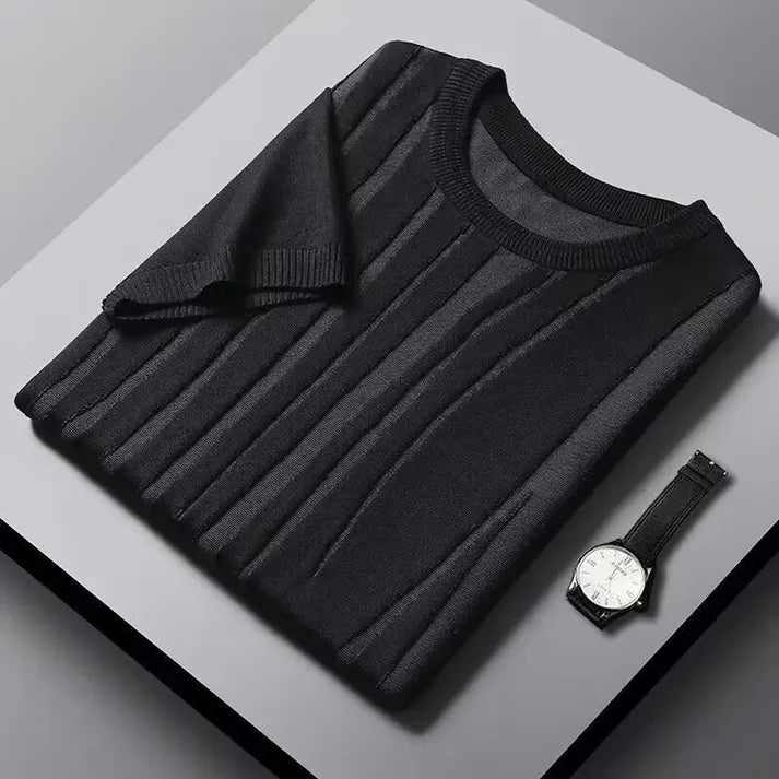 Camisa de punto de seda jacquard de Hype Ice