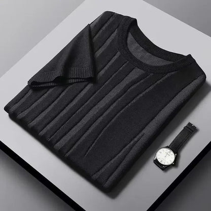 Camisa de punto de seda jacquard de Hype Ice