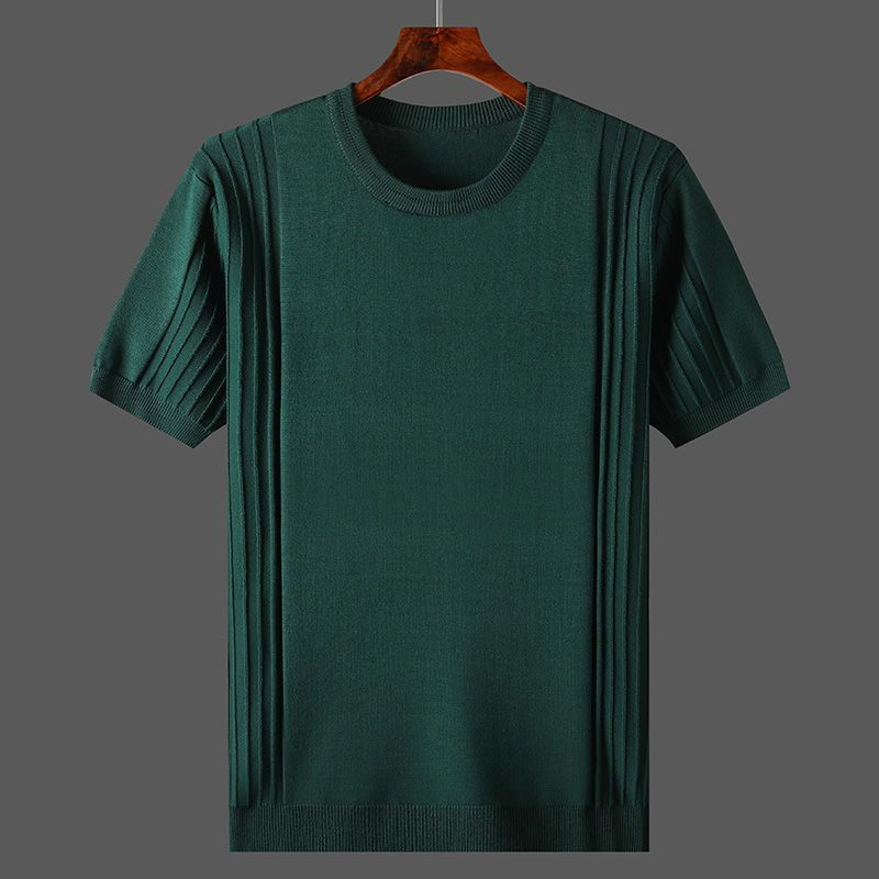 Camiseta de punto plisada Terrence