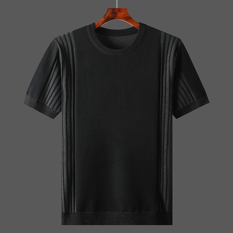 Camiseta de punto plisada Terrence