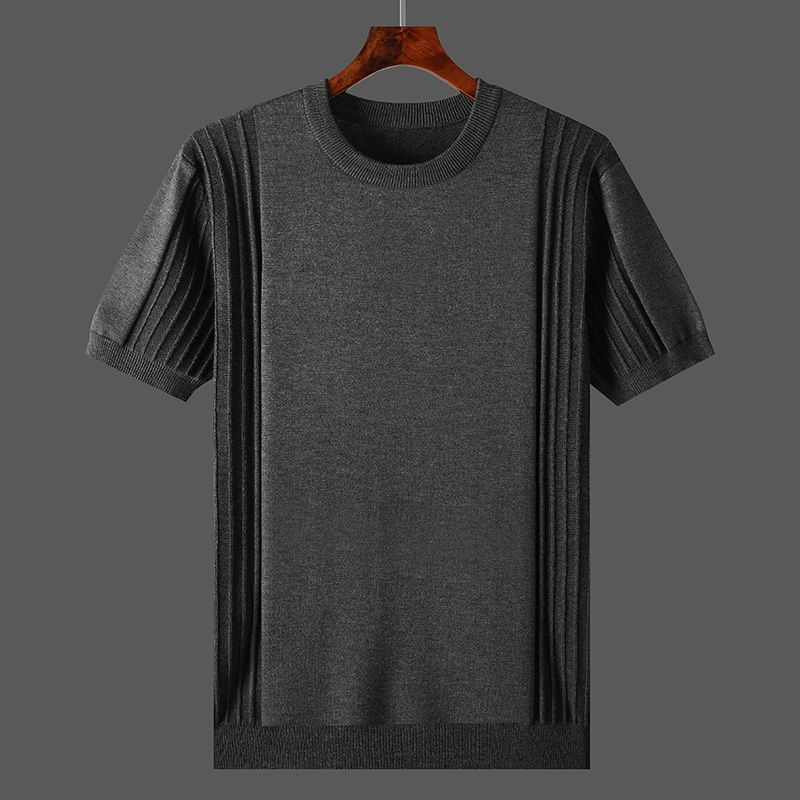 Camiseta de punto plisada Terrence