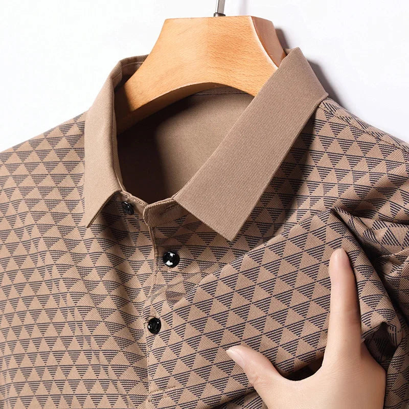 Polo de seda helada premium Ridge