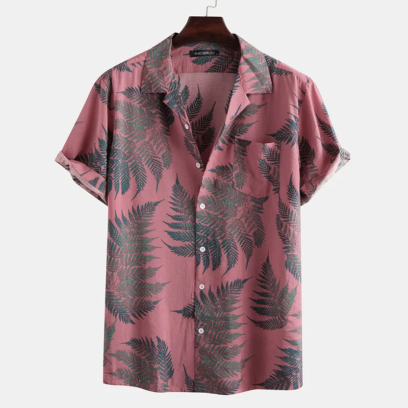 Sunny Palm - Camisa de algodón