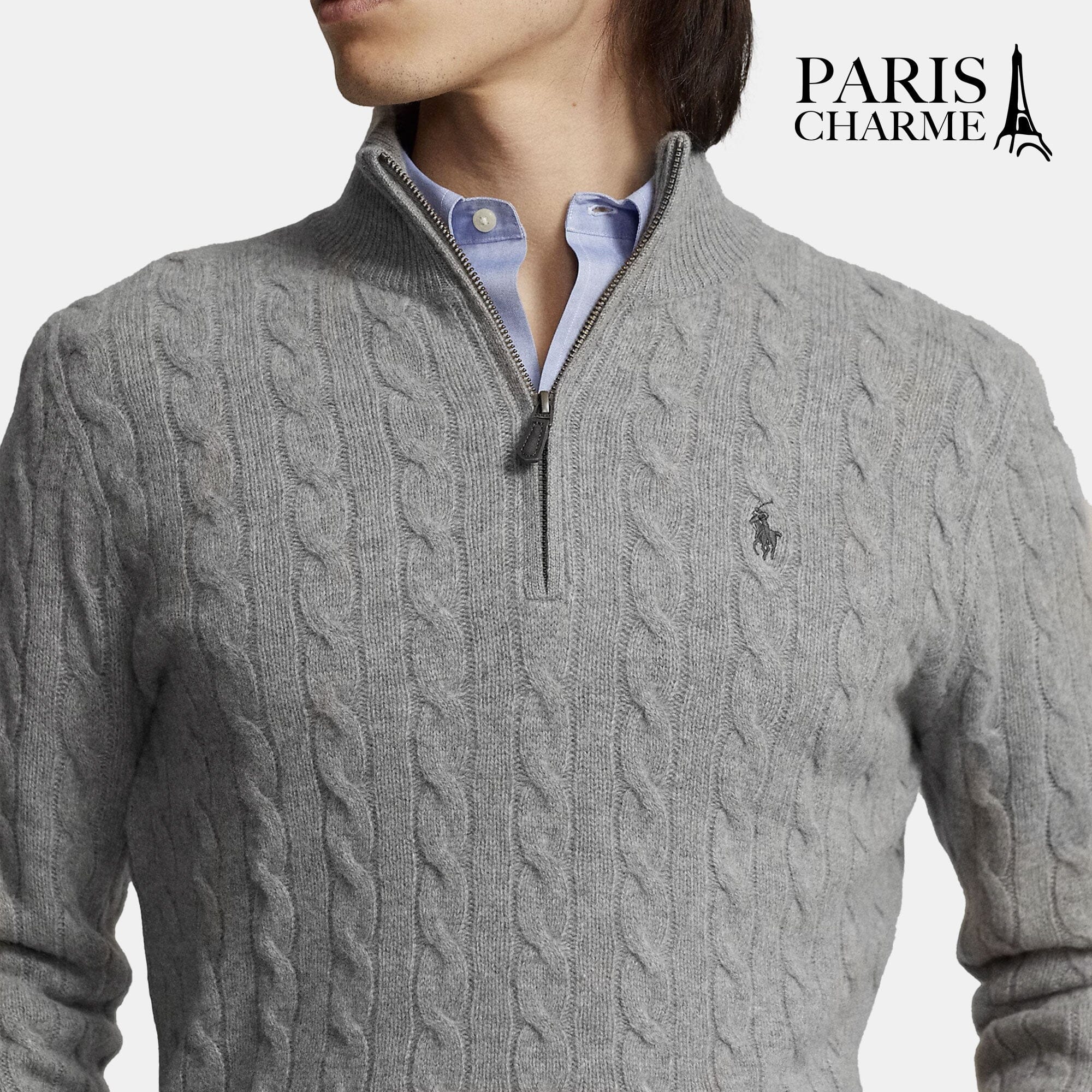 RL Cashmere Cable Sweater (CLEARANCE)