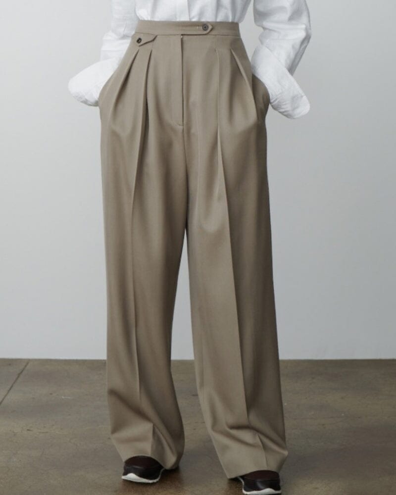 Woolen Oversized Trousers