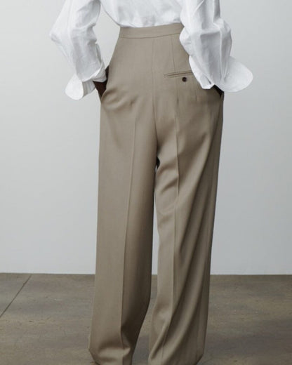 Woolen Oversized Trousers
