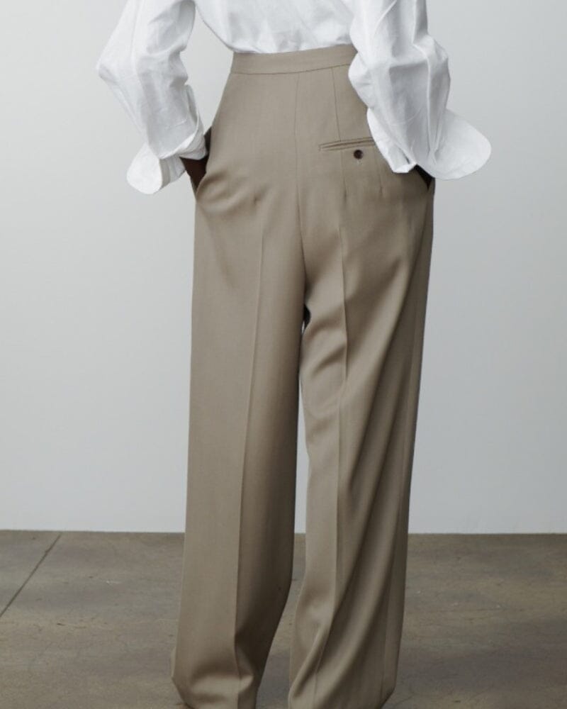 Woolen Oversized Trousers