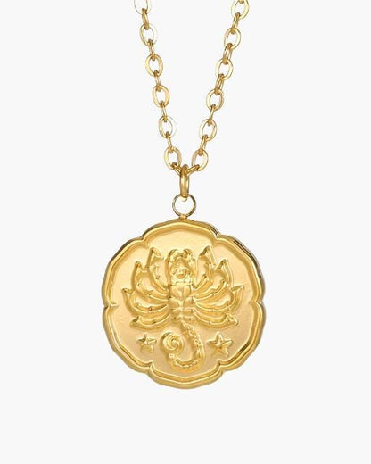 Zodiac Sign Necklace - Gold